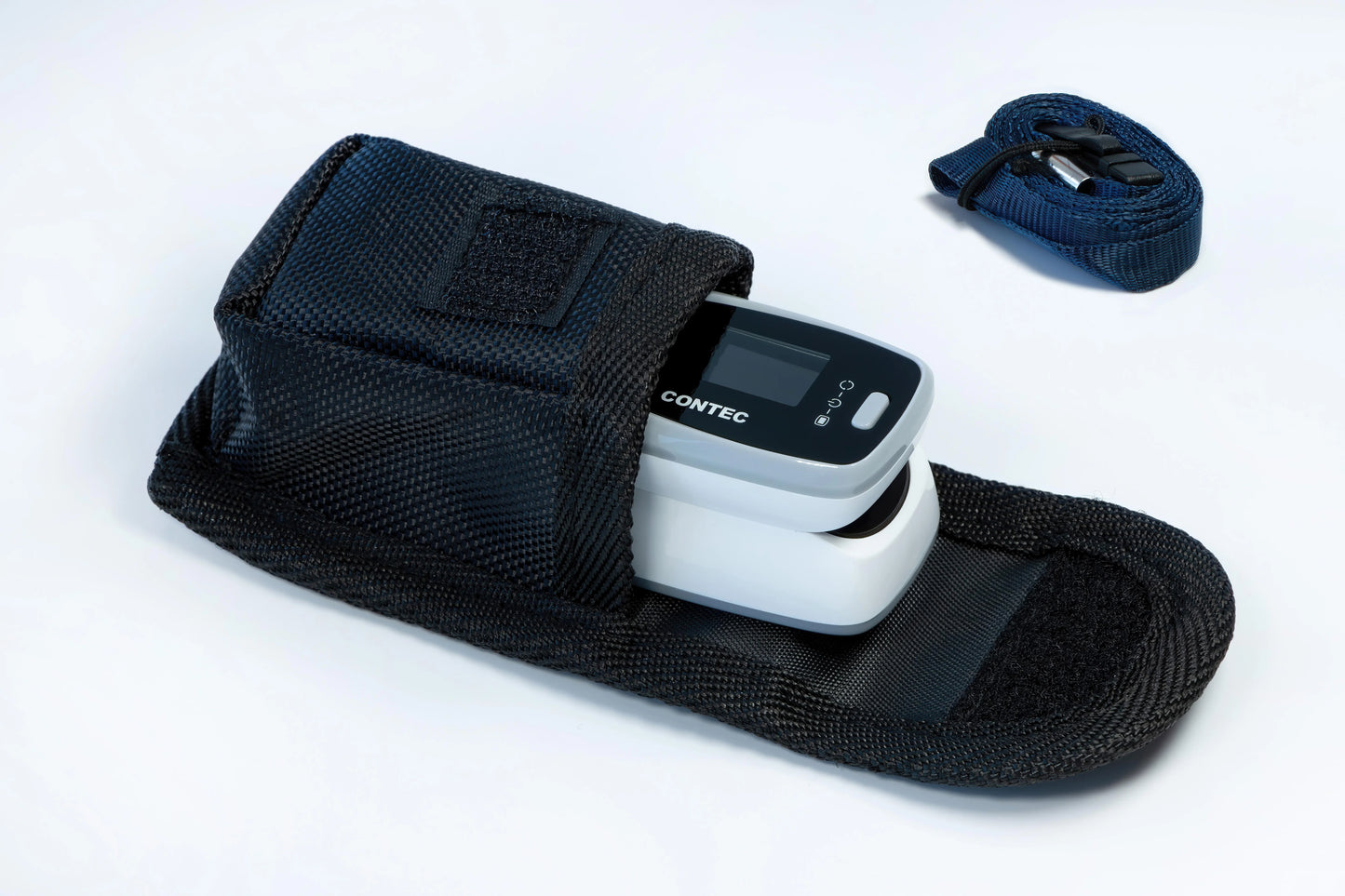 CONTEC Fingertip Pulse Oximeter with LED Display & Pouch